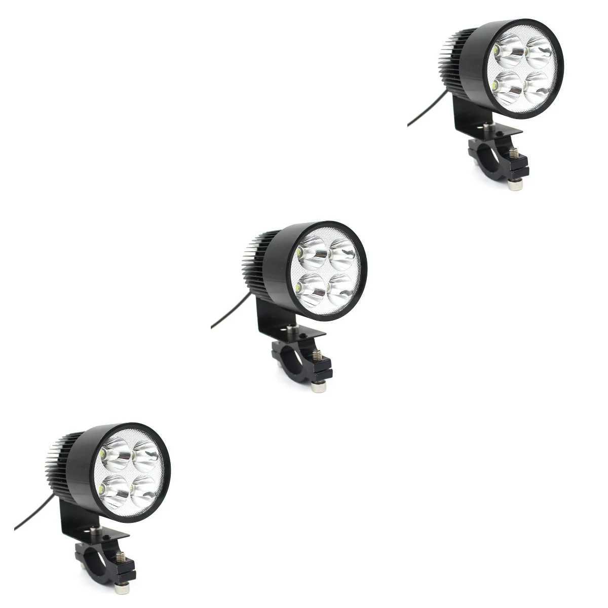 

36 V-85V Automotive Accessories Car Light E-bike Lamp 12-80V Headlight Round Motocycle Work