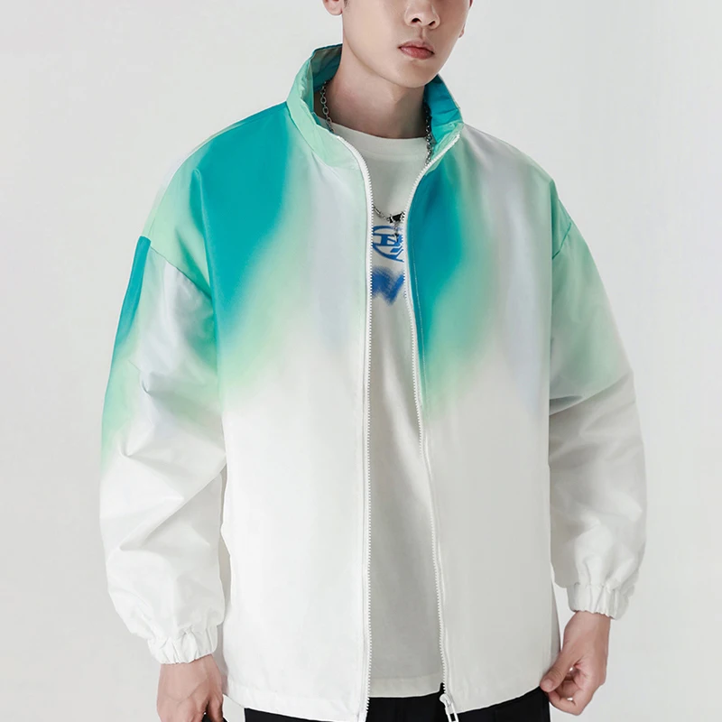 

Men Women Windbreaker Jacket Autumn Fashion Casual Loose Couple Large Size Clothing Outdoor Sportswear Bomber Camping Jackets