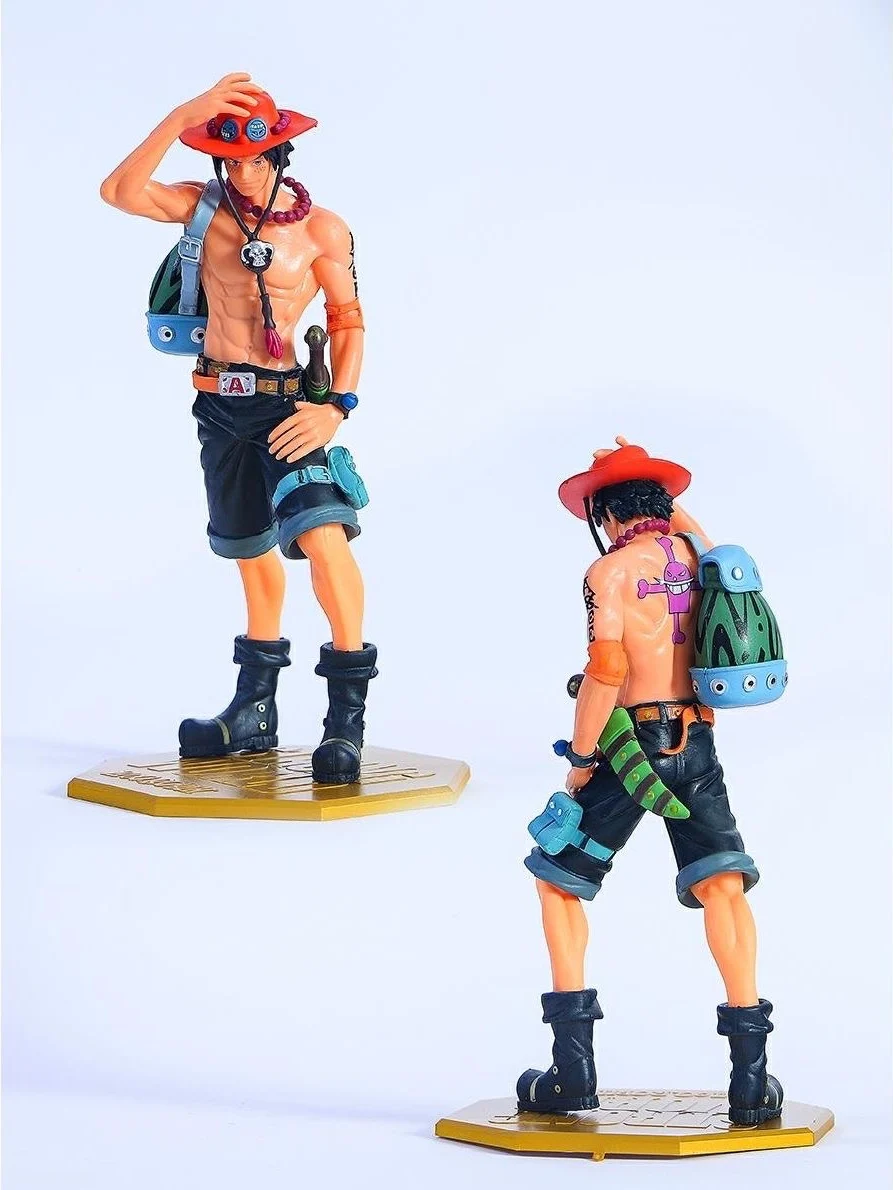 Figurine One Piece - Portgas D. Ace - Hauteur 23 Cm En PVC - Neuf