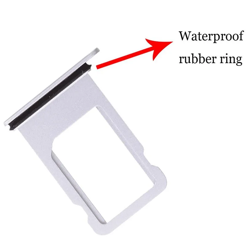 Phone Sim Tray Holder For iPhone SE SE2 Sim Card Tray Micro SD Holder Slot with free Open Eject Pin Key Can etch IMEI phone sim tray holder