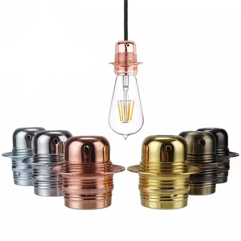 Vintage LED Lamp Holder E27 E26 DIY Industrial Pendant Light Bulb Base Screw Socket Fitting Adapter Lampholder lamp holder lamp bulb holder lamp base