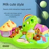 Creative Children Board Games Music Mushroom House Table Cosplay  Party interactive Desktop Games Toys With Lights Gift for kids 2