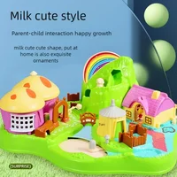 Creative Children Board Games Music Mushroom House Table Cosplay  Party interactive Desktop Games Toys With Lights Gift for kids 2