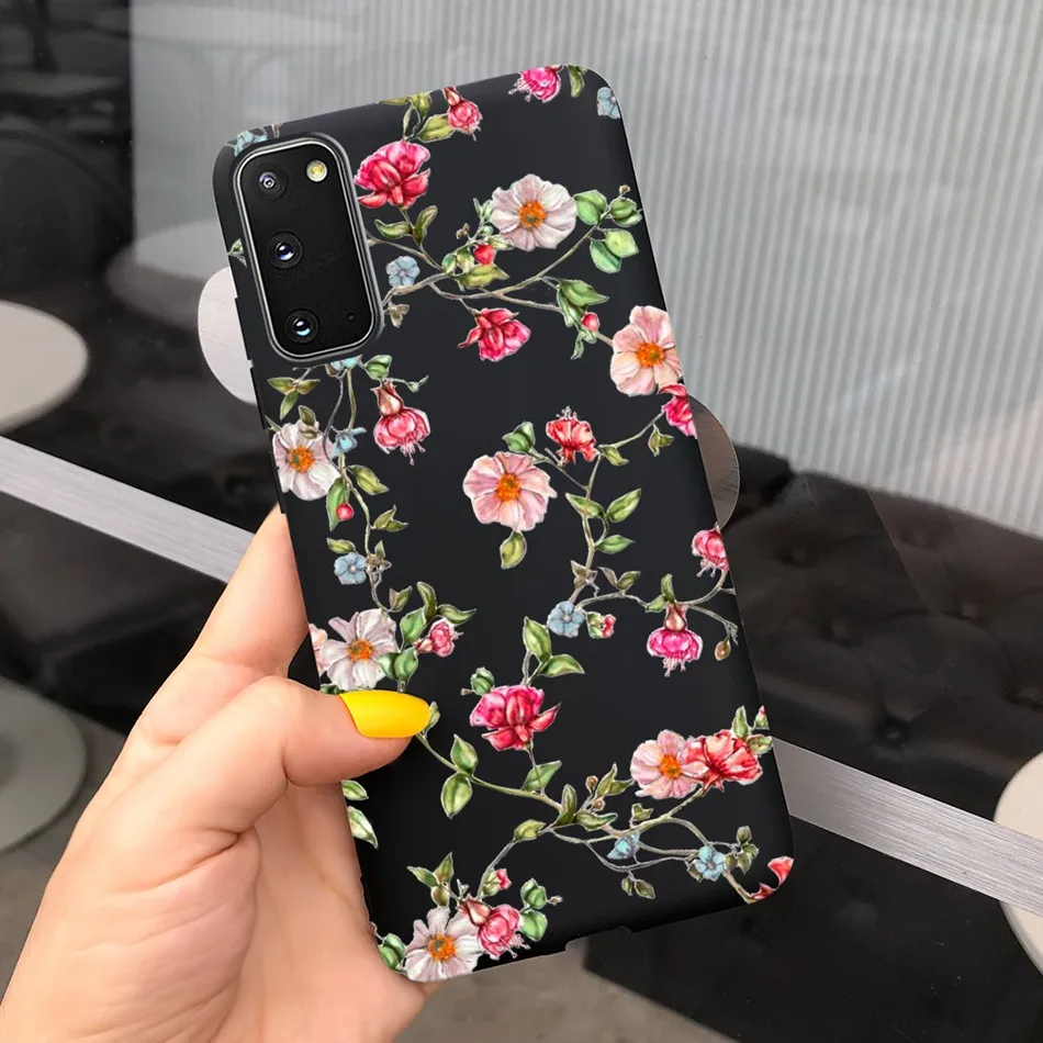 Fashion Girl Flower Candy Color Silicone Phone Case