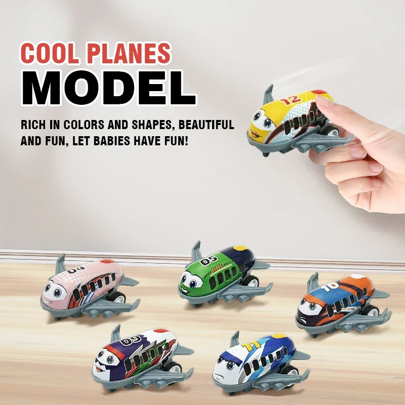 Racing Car Model Set Inertia Vehicle with Storage Box Pull Back Plane Toys for Boys Sliding Children Toys for Boys Kids Gift Set
