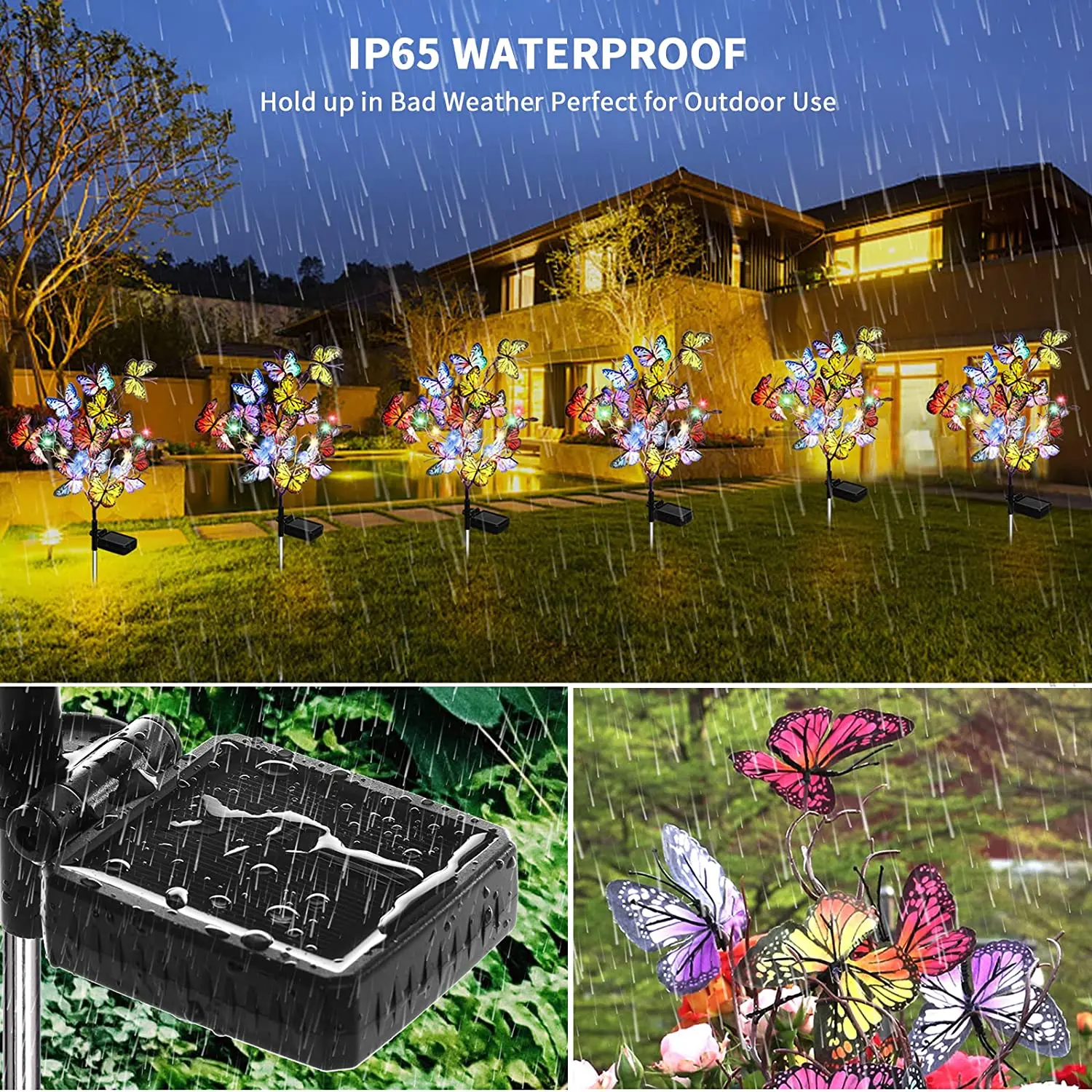 Solar Outdoor Butterfly Lights