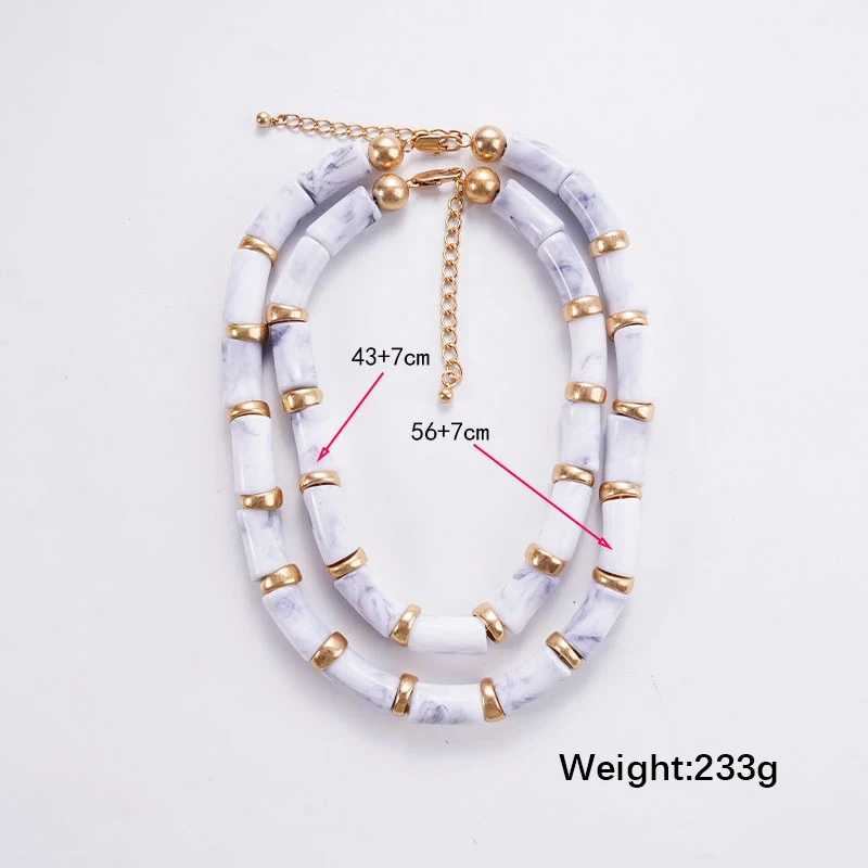 Rugged Style Tube Necklace