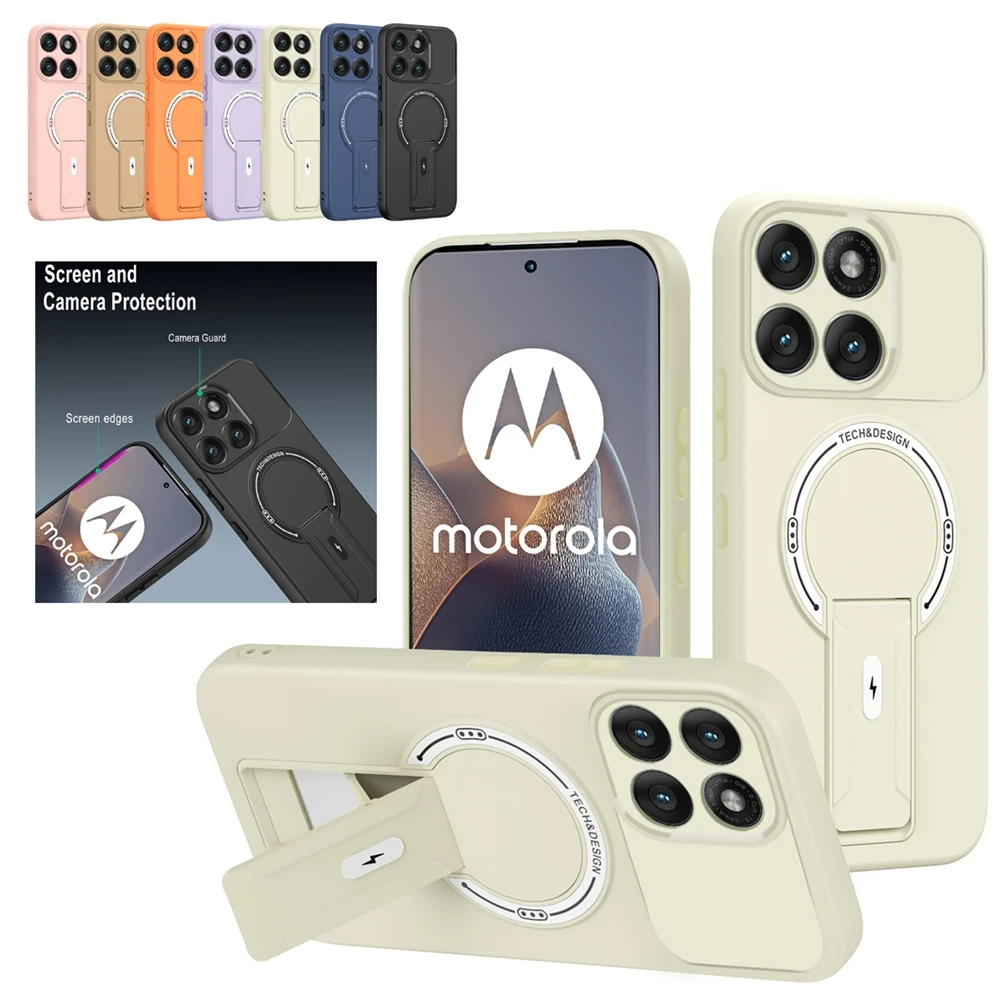 Enhanced Kickstand Phone Case with Magsafe-Compatible Armor Bracket