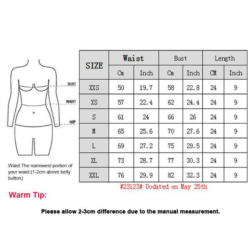 Women Waist Trainer Corset 12 Steel Bones