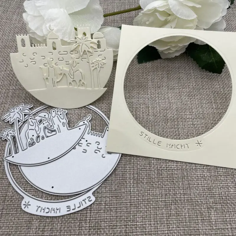 

Jesus Prayer Circle Metal Cutting Dies Stencils For DIY Scrapbooking Decorative Embossing Handcraft Die Cutting Template Mold
