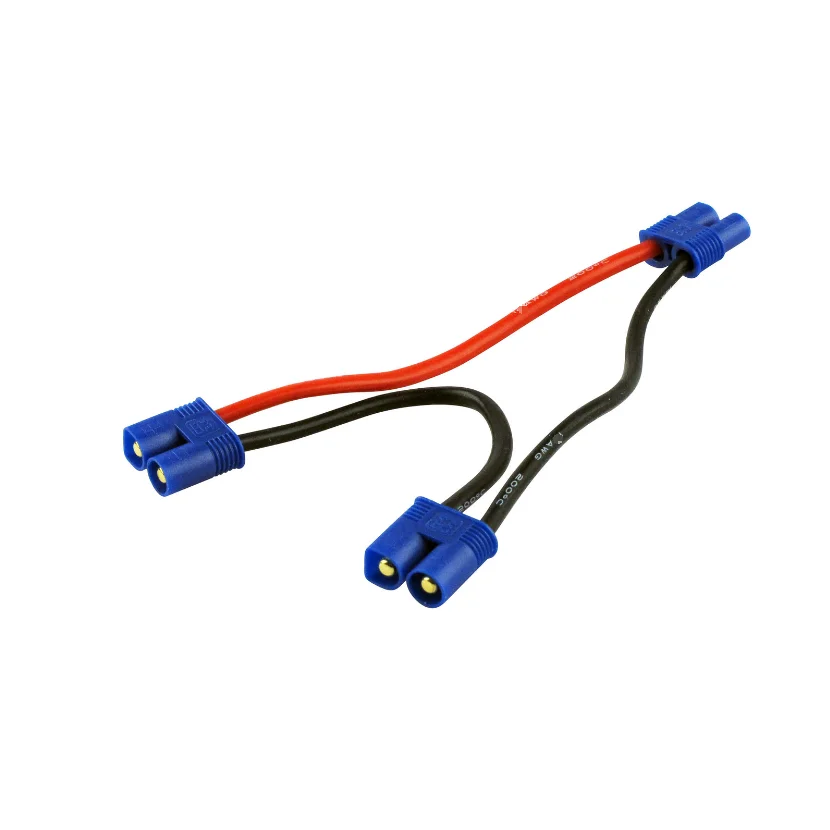 Deans EC3 EC5 JST XT60 TRX XT90S MPX Tamiya Serieller Parallelbatterie-Adapter-Anschluss mit 20/12/10awg-Drahtkabel für RC-Hobby – Detail 9