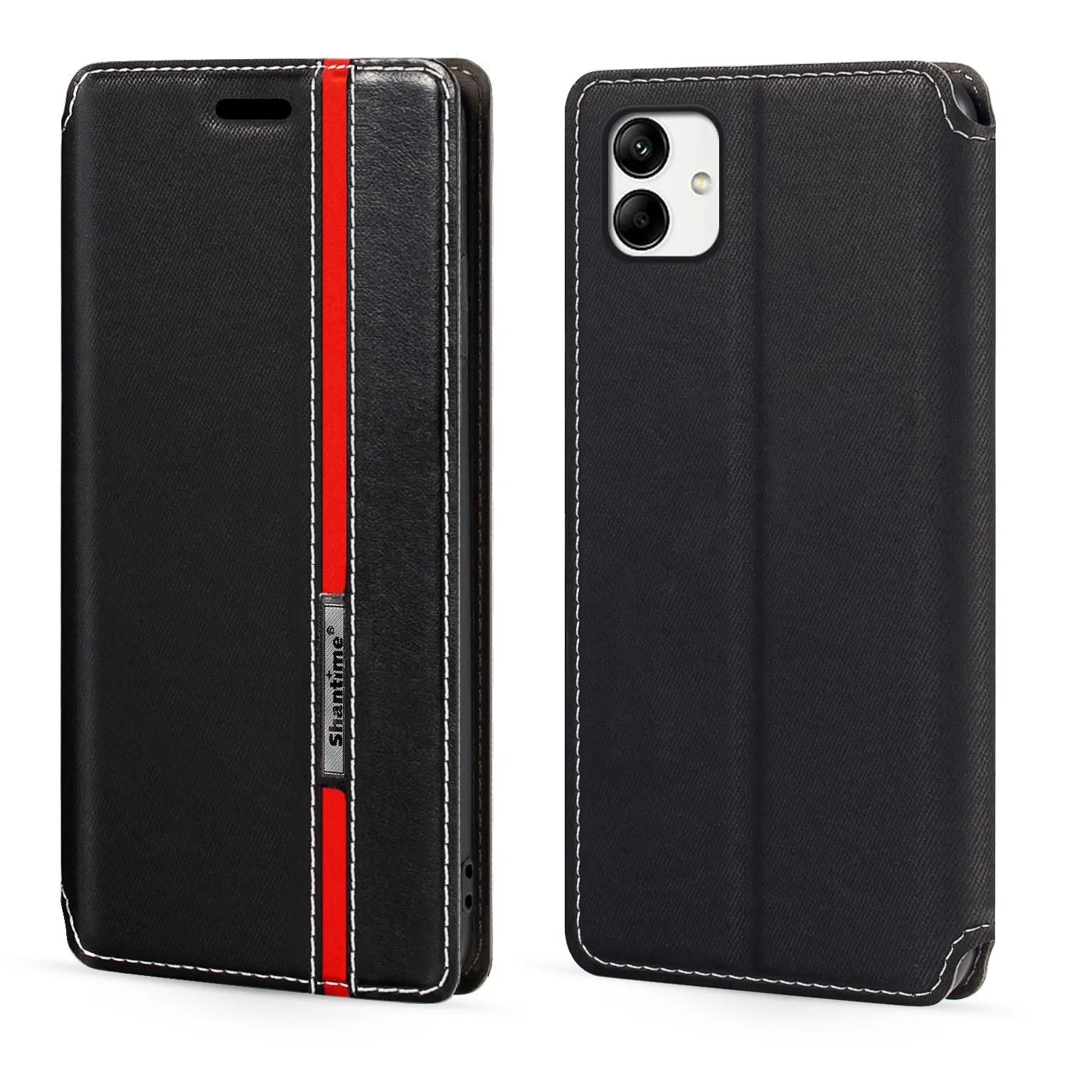 

For Samsung Galaxy A04 4G A045F A045M Case Fashion Multicolor Magnetic Closure Flip Case Cover with Card Holder 6.5 inches