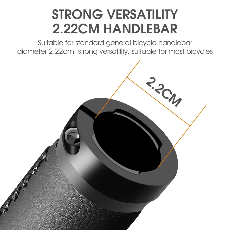 WEST BIKING Bicycle Microfiber Leather Handlebar Grips Shock Absorption Anti-Slip Mountain Bike Handle Bar Grips MTB Accessories