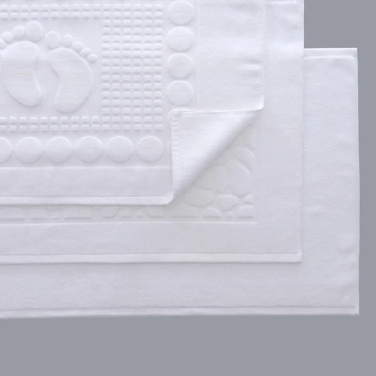 Fußabdruck Baumwoll-Heim-Hotel-Boden handtuch, Ameisen-Slip, Spa-Schönheits-Bade matte für Badezimmer, Toilette Badewannen unterlage, saugfähige Boden matte – Detail 6