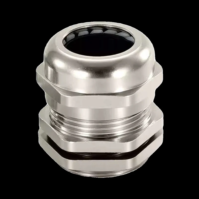 1PCS Brass Nickel Plated Metal Cable Waterproof Joint Gland 304 Stainless Steel Sealed Explosion-proof Gland Stuffing Box