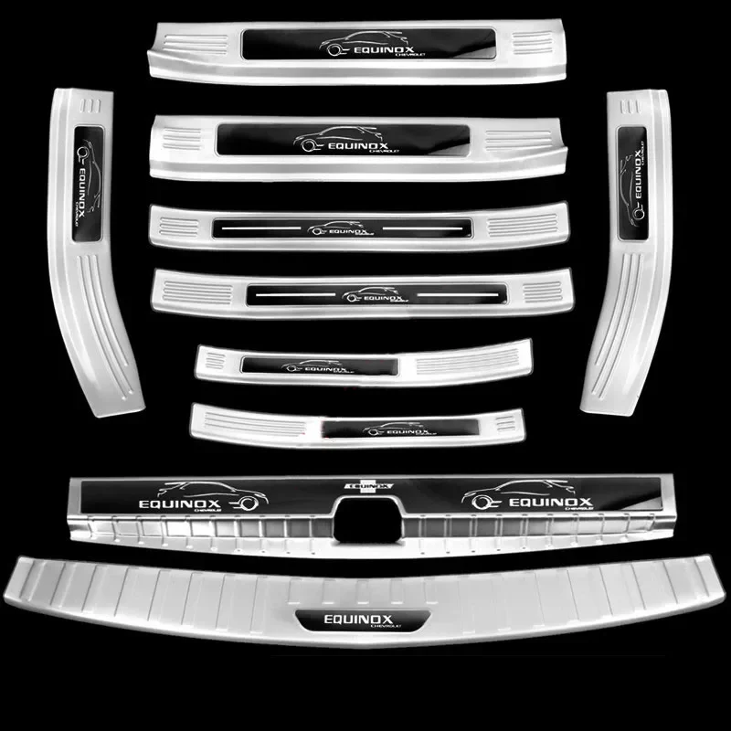 

For Chevrolet Equinox 2017-2023 stainless steel threshold guard pedal trunk threshold guard plate anti-scratch car accessories