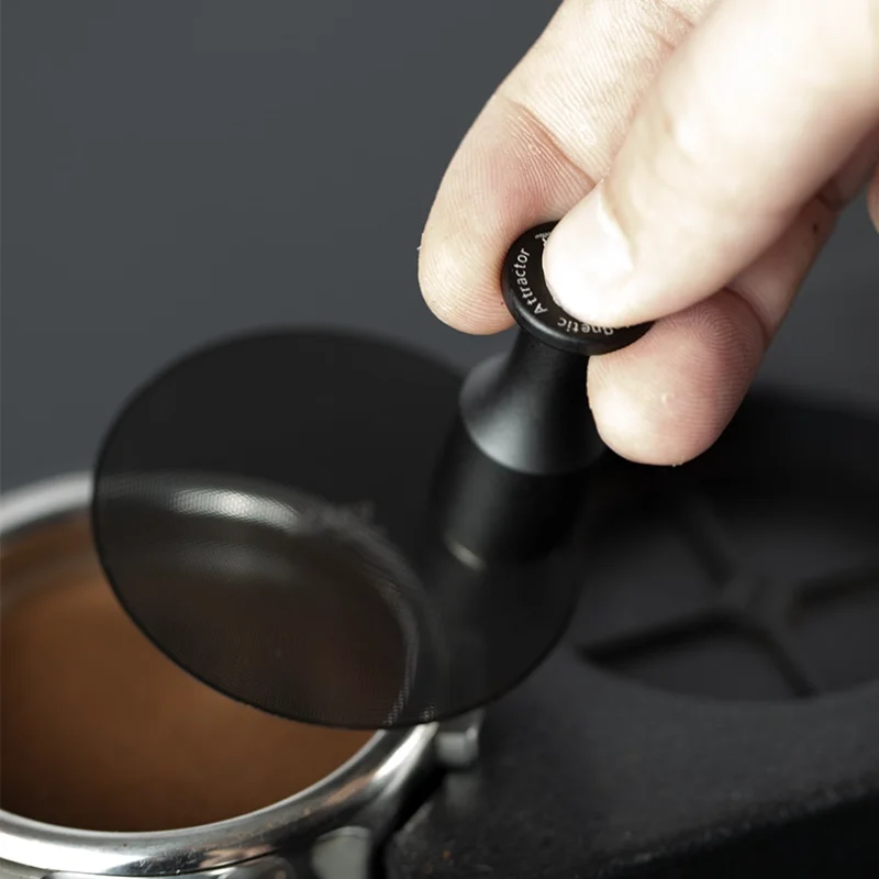 Kaffee-Puck-Sieb mit Magnetverschluss, professionelles Espresso-Zubehör – Detail 8