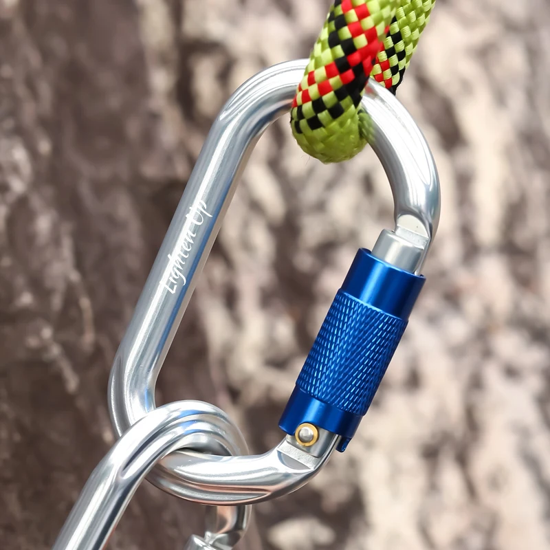 11 Mousquetons En Alliage Aluminium – Porte-clés à Vis – Multicolores – Pour Camping, Sacs, Bouteilles