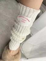 2 in 1 Korean Over-knee Leg Warmers Sleeves WOMEN Arm Covers Japanese Leggings Wool Thigh Socks Punk Multi-functional Gloves 3