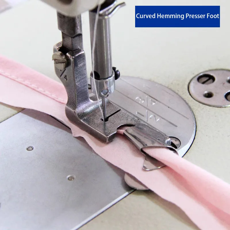 CurvedHemmingPresserFootFitIndustrial1NeedleLockstitchSewing