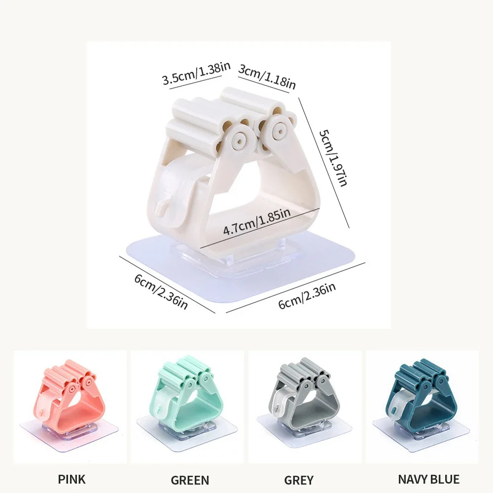 nail free mop hook suitable for household mop storage 10PCS/5PCS/1PC