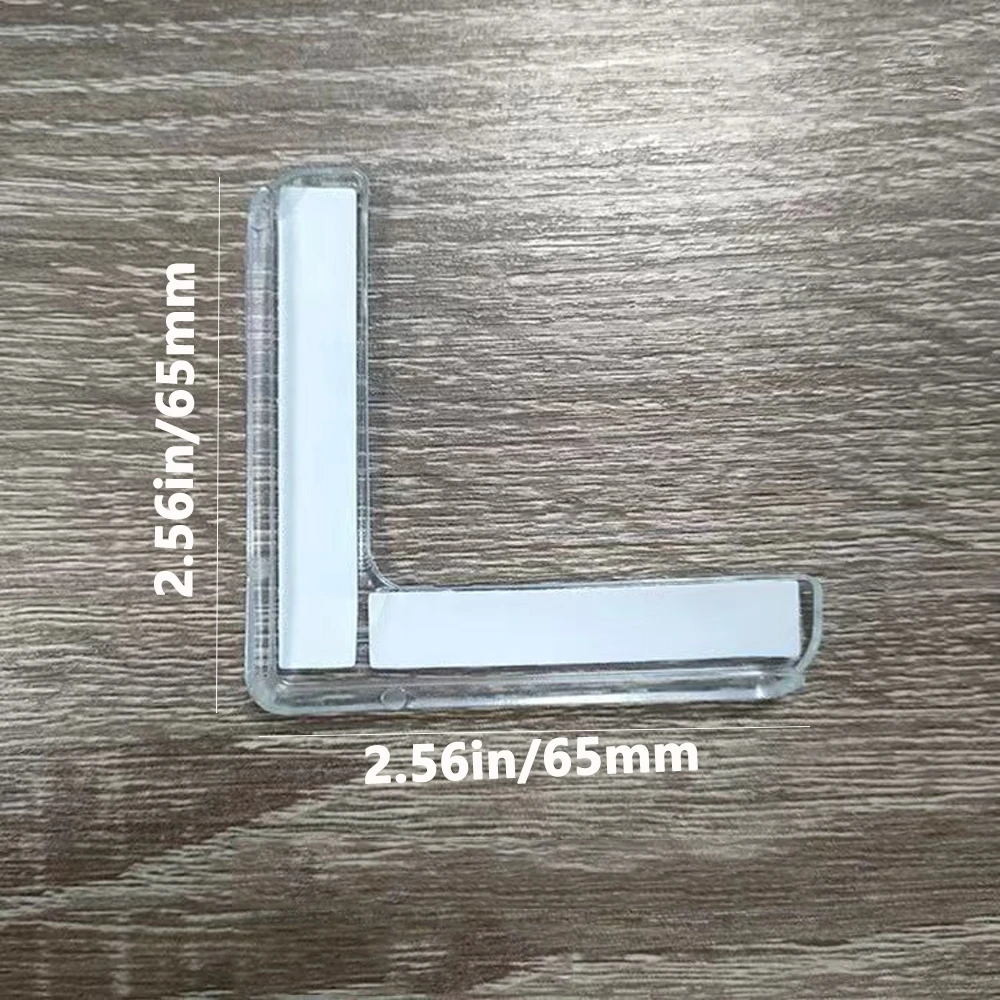Transparent Anti-collision Angle Table Corner Protection Cover Glass Table Soft Rubber Corner Protector
