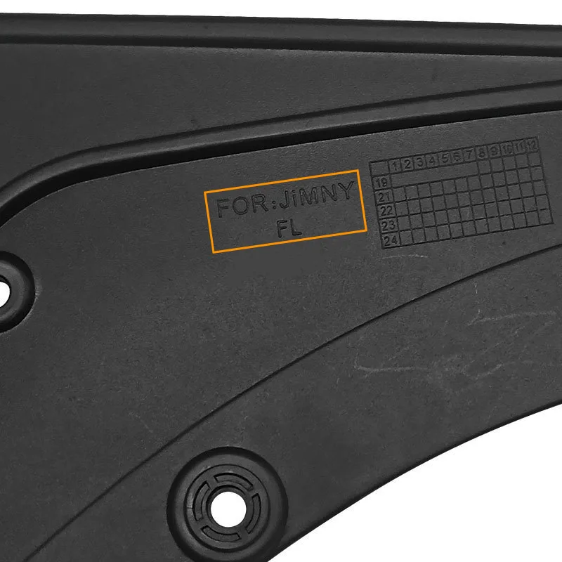 스즈키 짐니 2019-2020 자동차 타이어 펜더 펜더 스킨 범용 펜더 가니쉬 머드 플랩