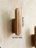 Rustic Wooden Wall Hooks Handmade Decorative Coat and Hat Hangers Ideal for Entryway Bedroom and Bathroom Wall Mounted Organizer 6