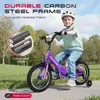 16-18 Inch Kids' Training Bike with Wheels, Suitable for Ages 3-10, Multi-Colored Dual Brake Bicycle for Toddlers