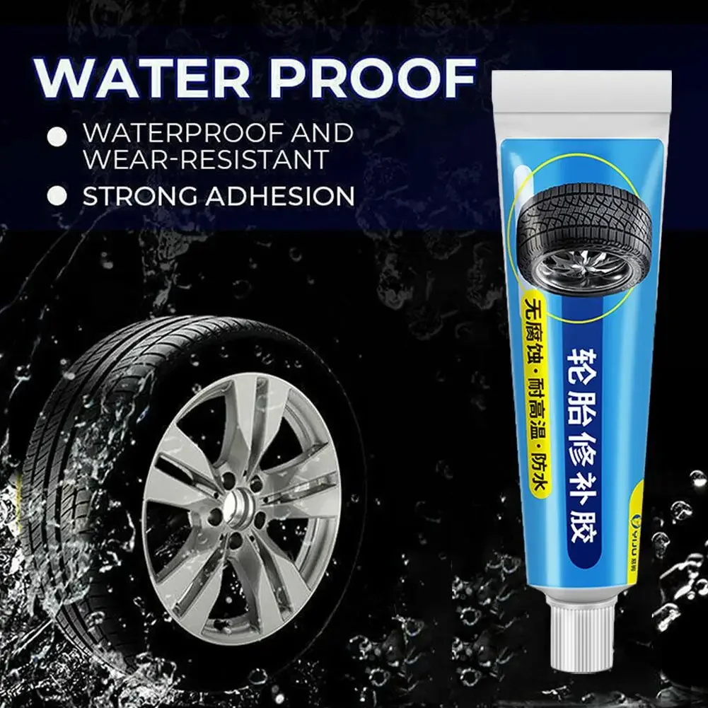 Black Rubber Tire Repair Glue Liquid for Car Maintenance