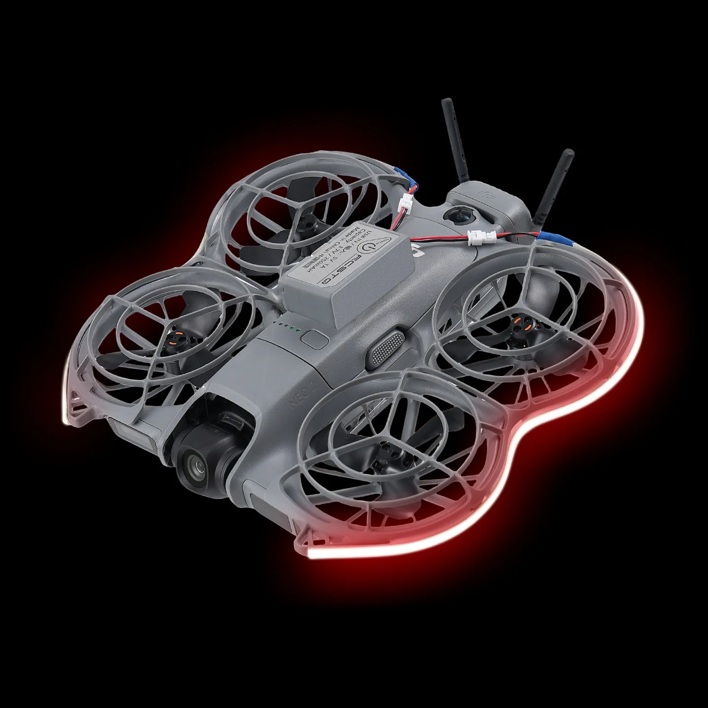 Enhanced LED Light Strip for Drones - Adjustable Brightness & Waterproof Design for Night Flights