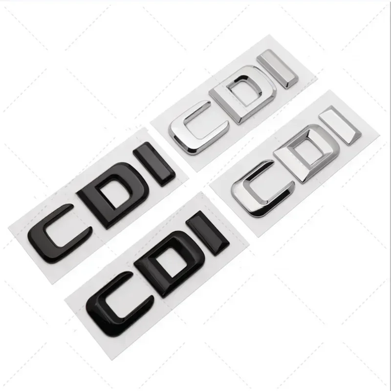 자동차 후면 트렁크 엠블럼 배지 스티커, 3D ABS CDI CGI 로고 글자, 메르세데스 C200 C260 GL350 W164 W203 W204 W205 W212 W213
