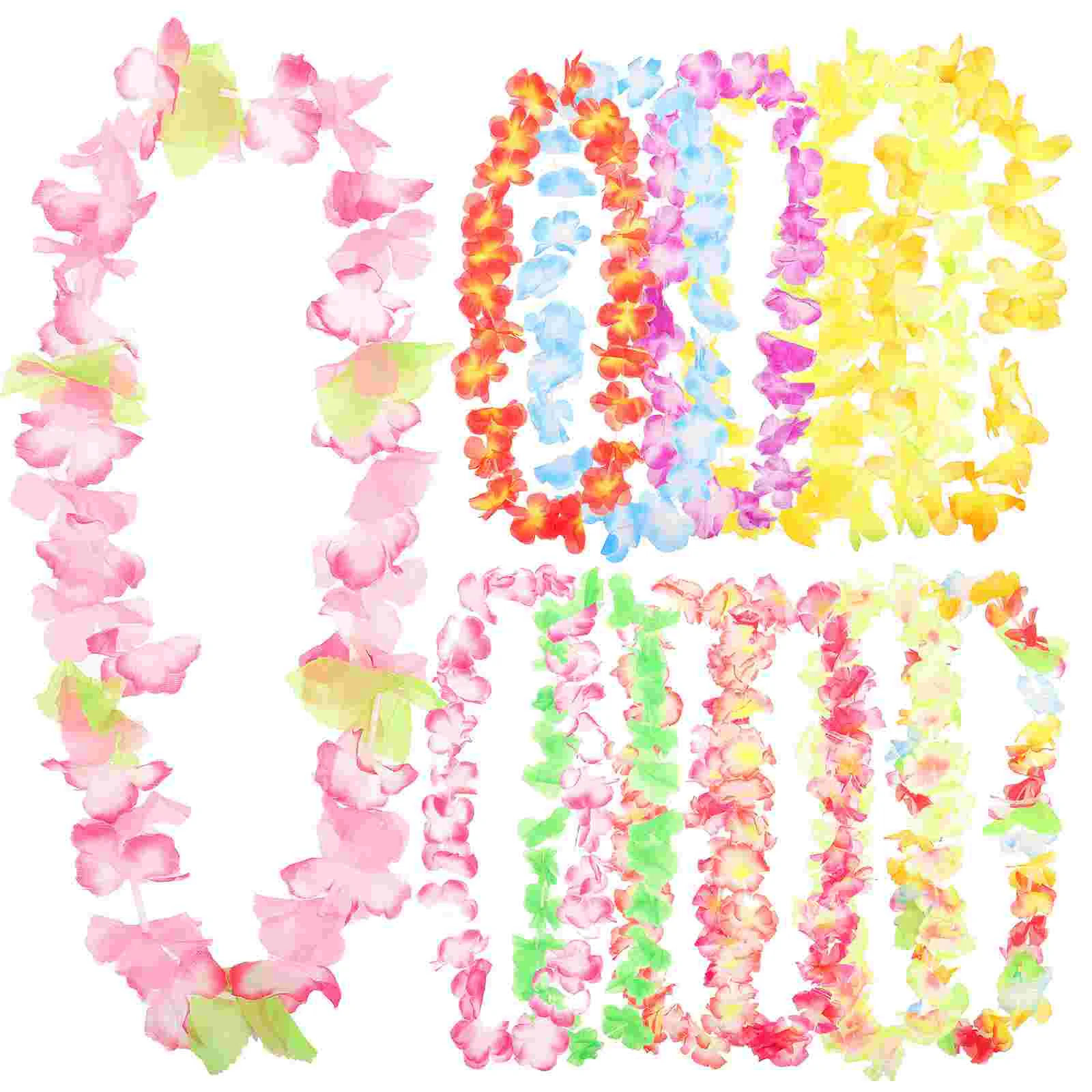 

Hawaii Flower Garland Luau Garland Tourist Accessories Hawaii Flowers Necklace Hawaiian Necklace Bulk Assorted