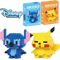 Disney Lega LiLo Stitch Toys Figure Pokemon Pikachu lega Brick Anime Cartoon Character Model lega Figure Toys for children Gifts 1