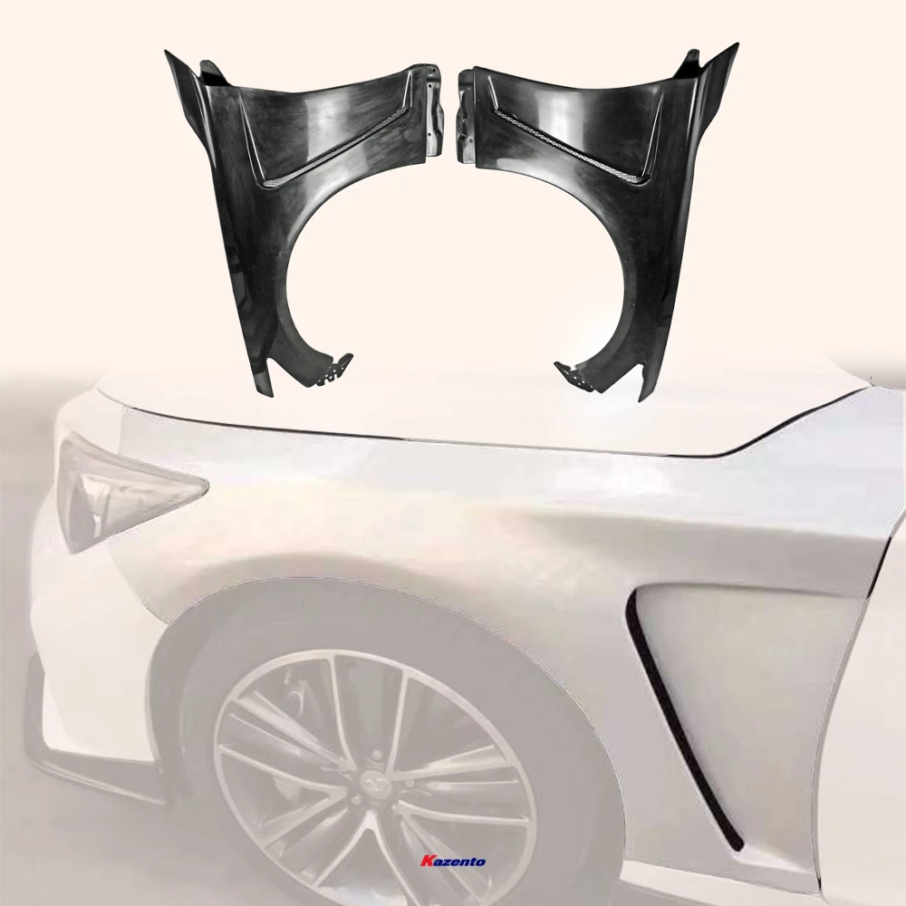 

For Infiniti Q50 V37 Eau Style Front Vented Fender Fiber Glass