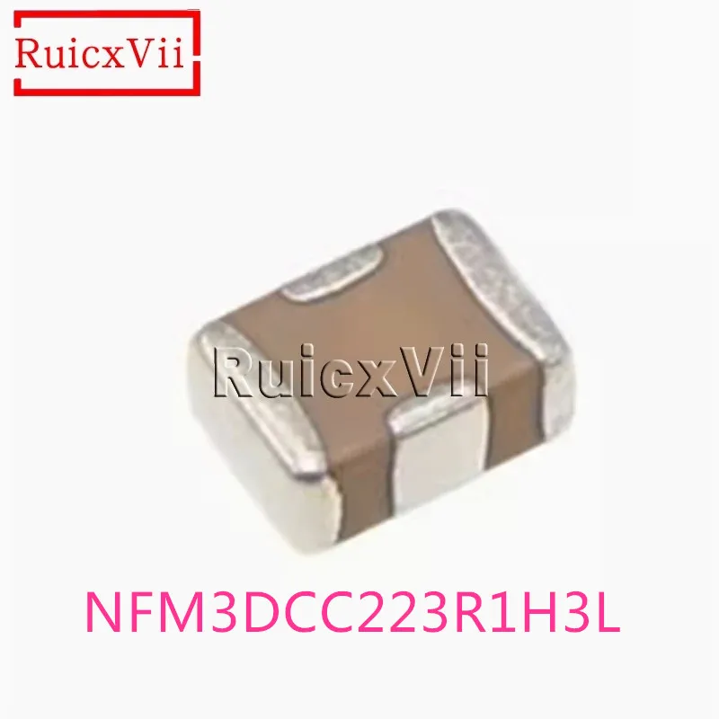 

10 шт. 1206 22nF 0,022 uF 50V 300mA 3216 SMD Трехконтактный фильтр конденсатор NFM3DCC223R1H3L EMI статический шумоподавляющий фильтр, новинка, подлинный