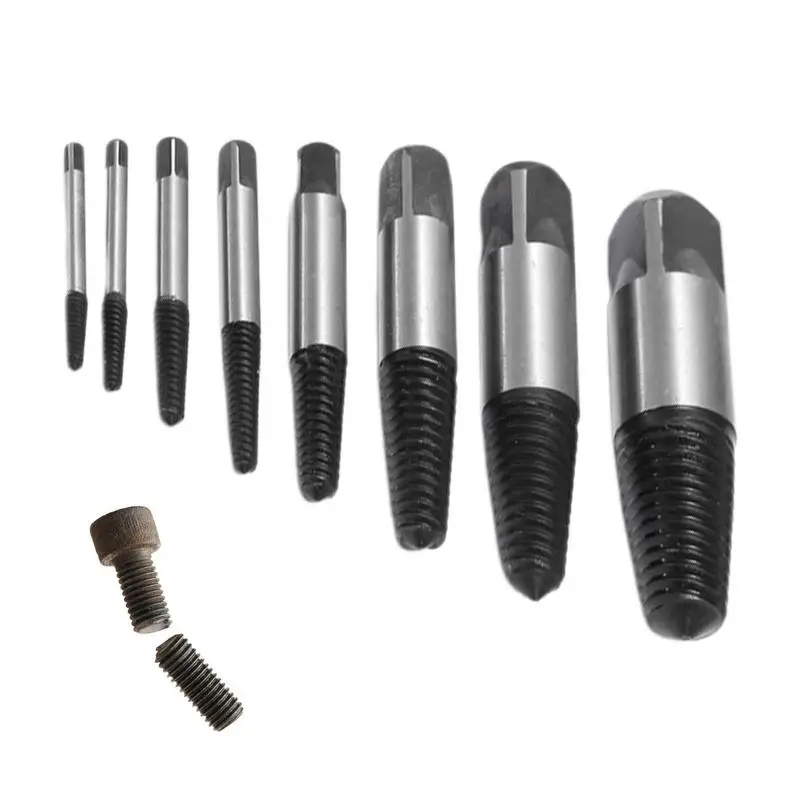 

Набор для извлечения сломанных и поврежденных болтов, комплект для домашнего ремонта из хромированной стали, необходимые принадлежности для деревообработки
