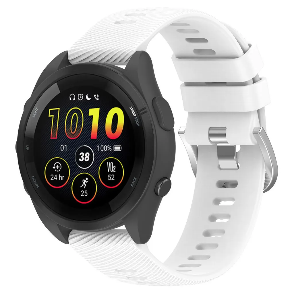Breathable Silicone Sports Watch Strap - 20mm