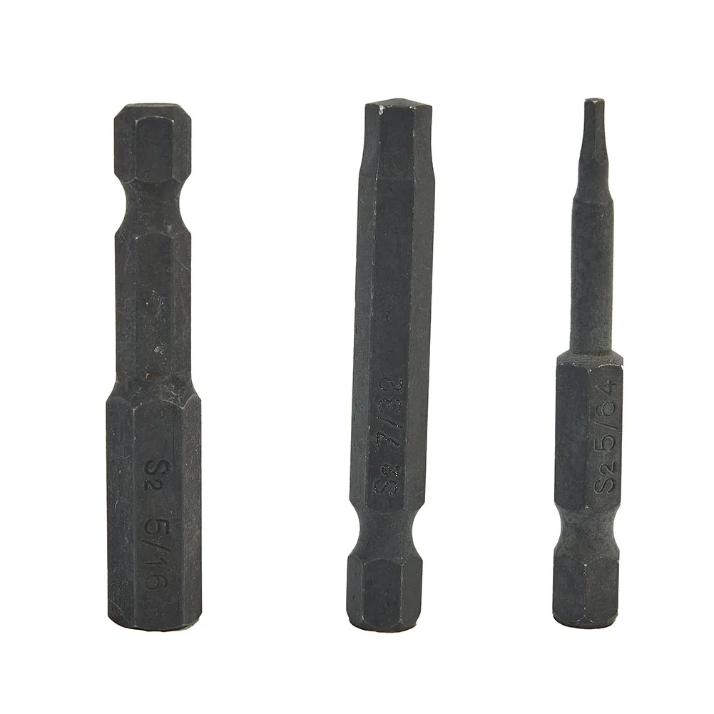 

10Set Hex Magnetic Head Wrench Drill Bits 1/4" Shank Screwdriver For Electric Screwdriver Hand Screwdrivers Tool Parts