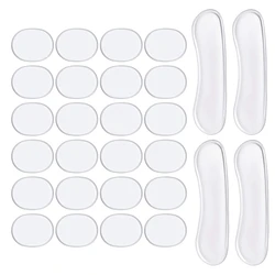 28 - Piece Silicone Drum Dampeners Set - Multi - Color Gel Pads for Enhanced Tone Control (Transparent)