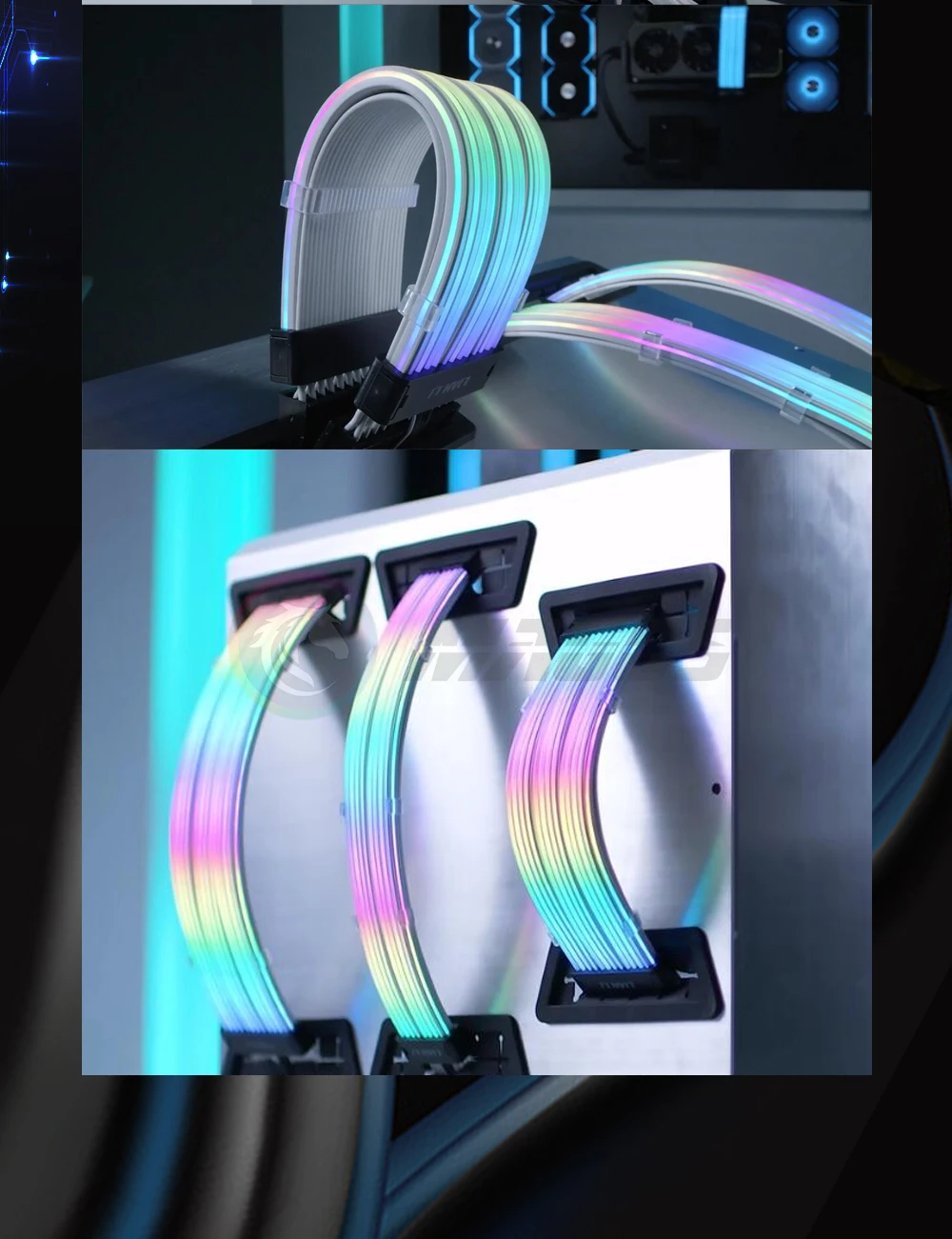 8Pin, Gabinete PC, Alimentação Modding, Cabo Neon, Oficial