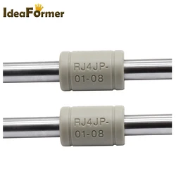 1/2pcs Plastic RJ4JP-01-08 Igus Drylin Solid Polymer LM8UU Shaft Linear Bearing 3D Printer Parts Anet A8 P