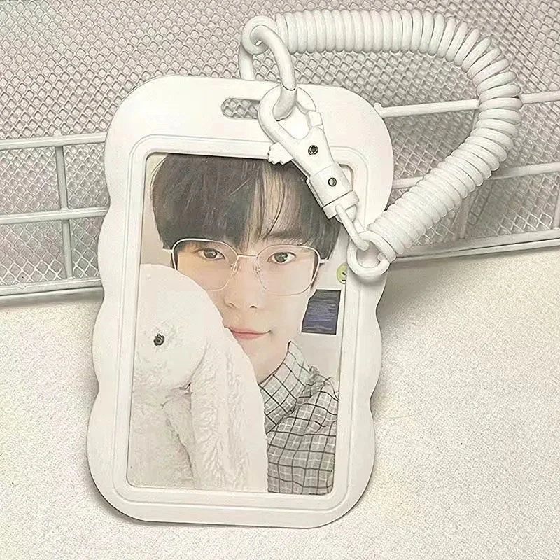 Photo Frame Kpop Photocard Holder Binder Photo Display Frame Idol Photo Frame Keychain Desk Accessorie Bags Hanging Pendants Keychains