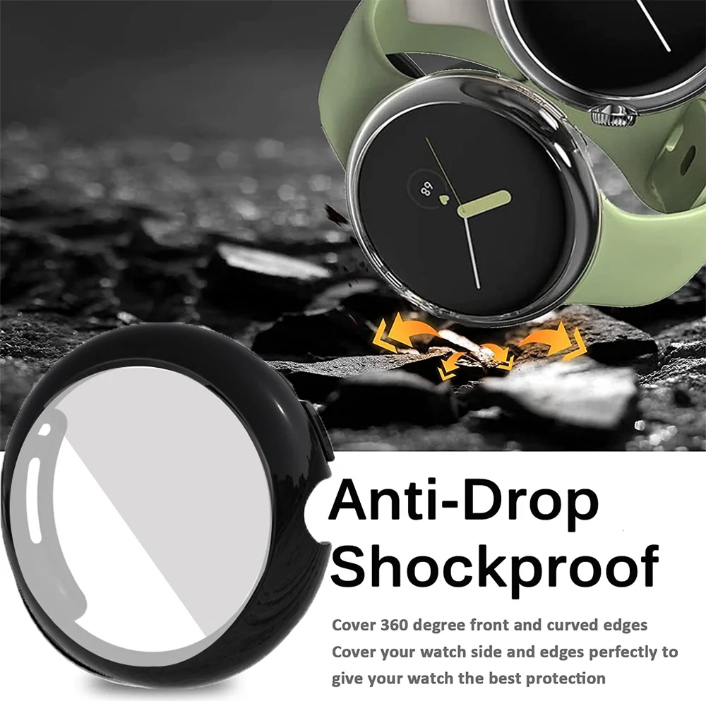 Premium Soft TPU Full-Cover Screen Protector Bumper Shell