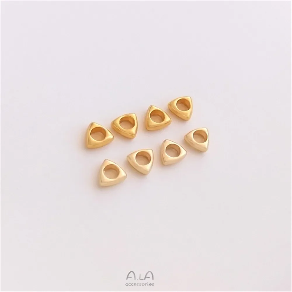 

14K wrapped gold 24K ancient gold small broken gold separated beads broken gold loose beads handmade jewelry beads DIY materials