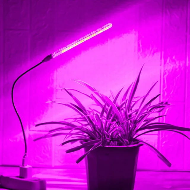 Affordable and efficient USB 5V LED grow light with full spectrum for indoor gardening projects.