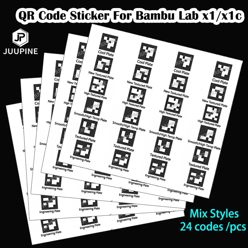 Para-Bambulab-X1-c-digo-QR-de-carbono-para-Bambu-Lab-X-1-placa-de ...