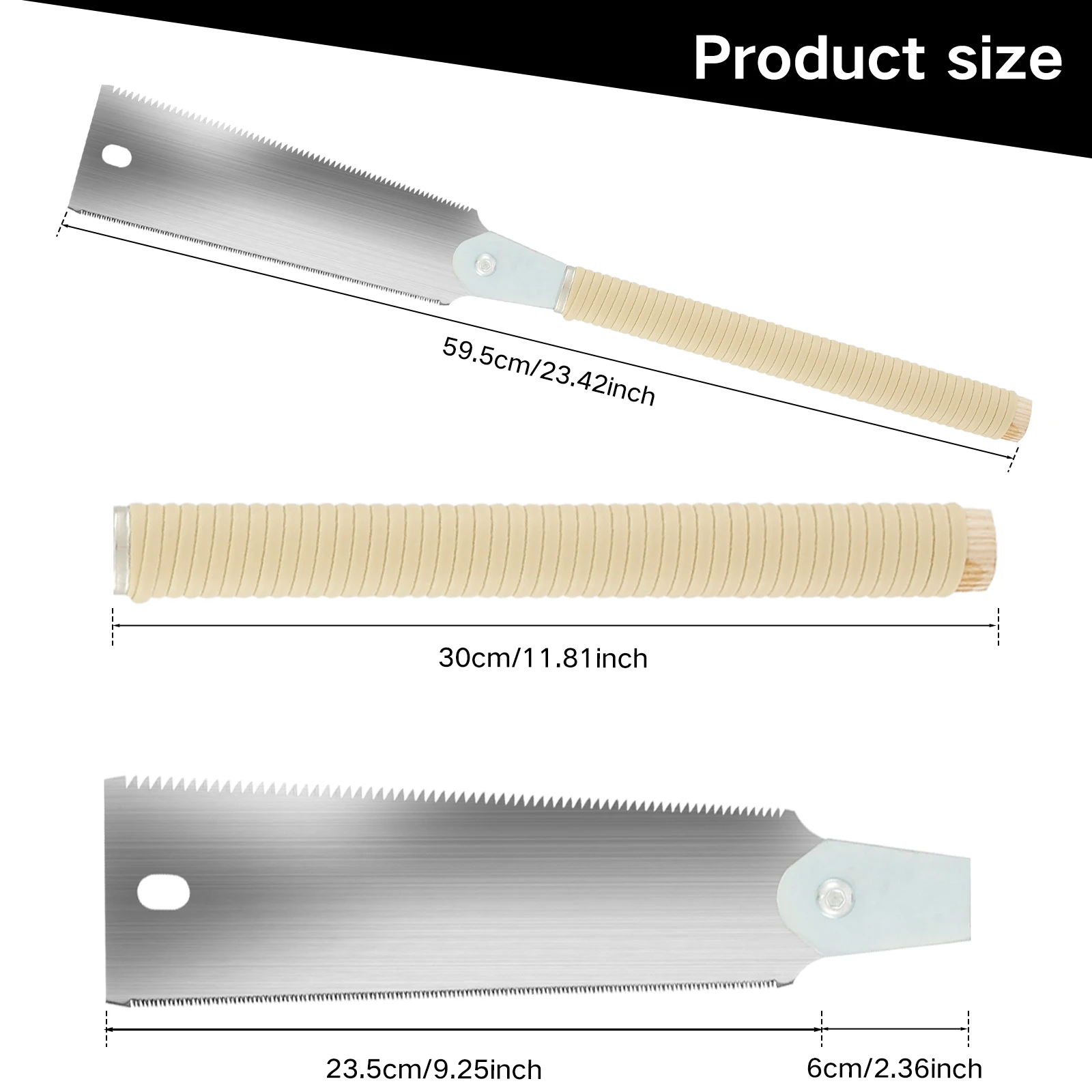 Precision Japanese Double-Edged Hand Saw
