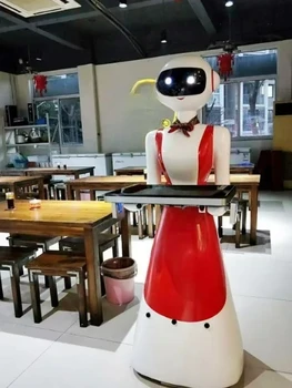 Servizio robot cameriere umanoide per alimenti robot ristorante intelligente fornitore all'ingrosso