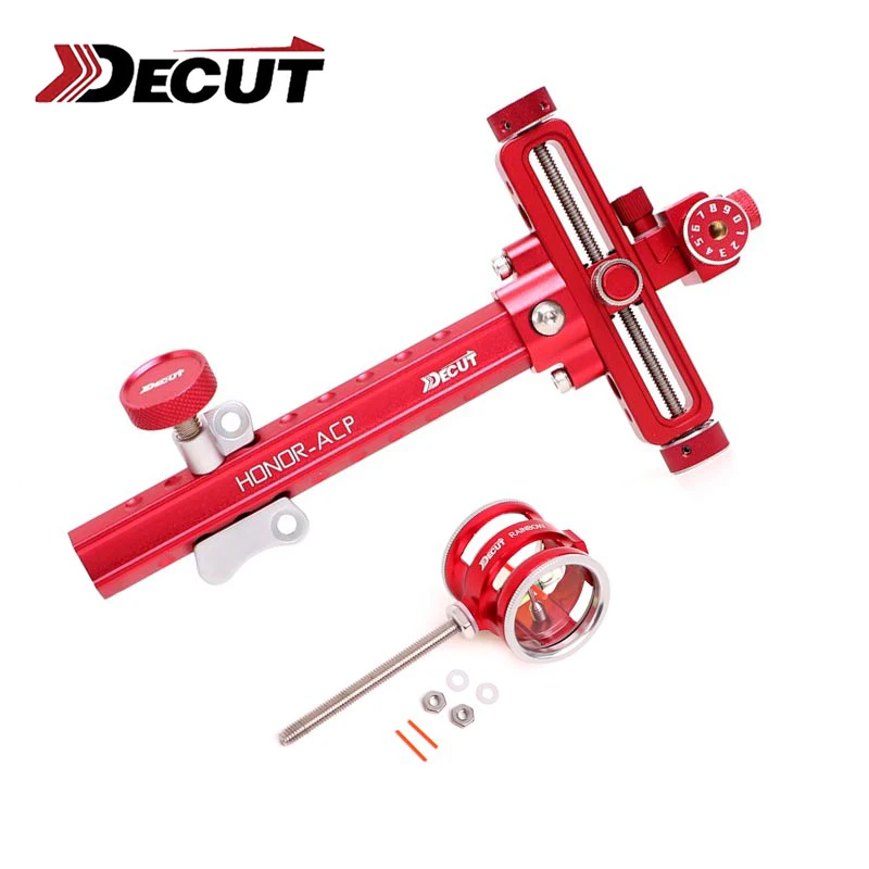 

DECUT HONOR-ACP Hight Quality Compound Bow Sight Aluminum + Stainless Steel Shooting Hunting Bow Accessory
